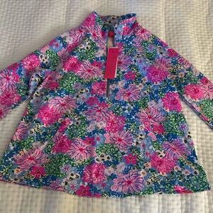 NWT Lilly Pulitzer quarter zip. Size small